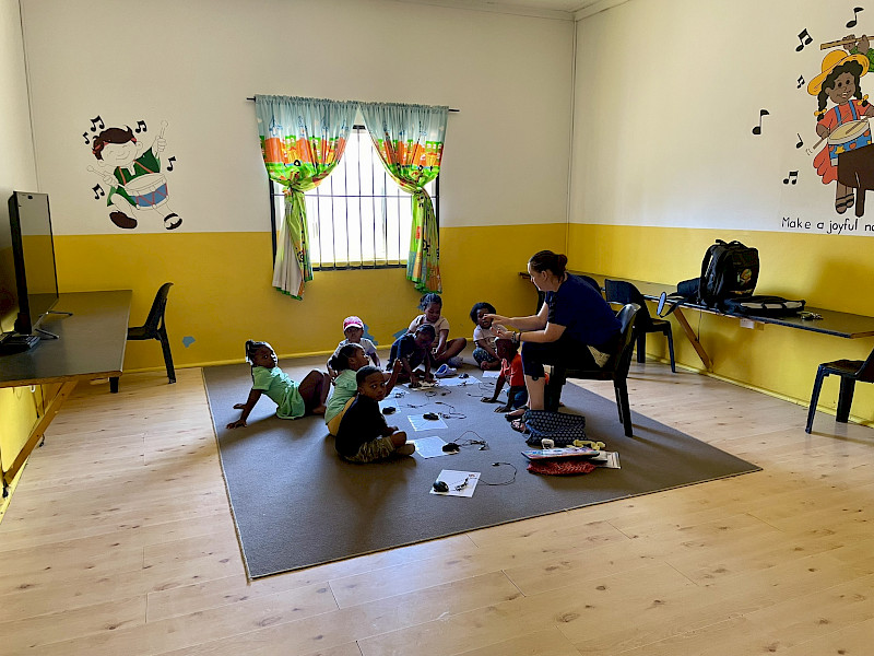 Computerkurs im Kindergarten