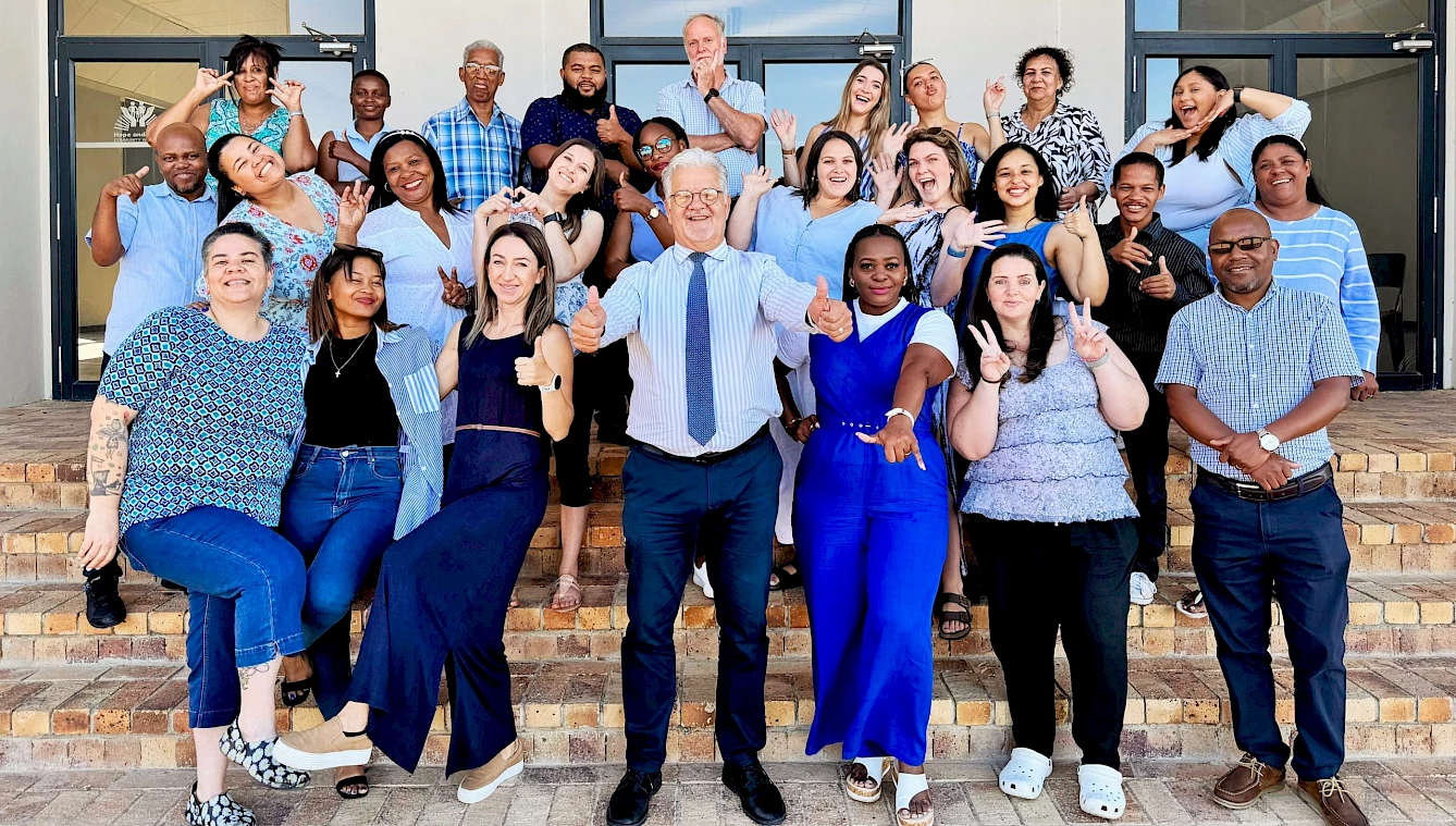 Die Lehrer und Angestellten